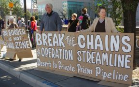 Operation Streamline protest. (Photo: Tucson Samaritans)
