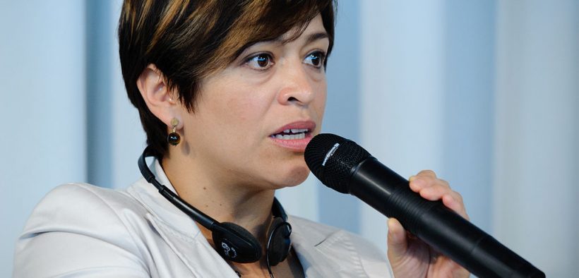Mexican journalist Anabel Herandez wins DW's Freedom of Speech Award. (Photo: Heinrich-Böll-Stiftung)
