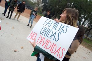 Protesting Trump Immigration Policies at the US Embassy