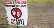 Pesticide warning sign. (Photo: Austin Valley)
