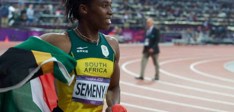 Caster Semenya wins 800m silver medal at 2012 London Olympics. (Photo: Jon Connell)