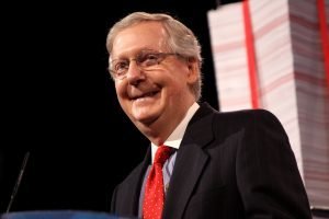 Senator Mitch McConnell of Kentucky speaking at the 2013 Conservative Political Action Conference (CPAC) in National Harbor, Maryland.