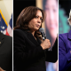 (Photos: Cory Booker by Senate Democrats, Kamala Harris and Elizabeth Warren by Gage Skidmore)