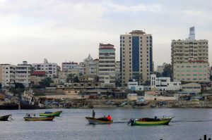 Fishermen off Gaza in 2007. (Photo: Marcin Monko)