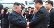 Chinese President Xi Jinping and North Korean leader Kim Jong-Un meet in Pyongyang, North Korea. (Photo: Korean Central News Agency)