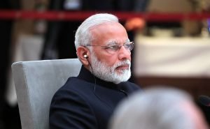 Prime Minister of India Narendra Modi at an informal meeting of heads of state and government of the BRICS countries. Date 7 July 2017