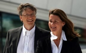 Bill and Melinda Gates during their visit to the Oslo Opera House in June 2009.