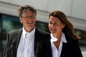 Bill and Melinda Gates during their visit to the Oslo Opera House in June 2009.