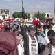 July 2018 footage of a Houthi protest in Yemen’s capital Sana’a. (Photo: YouTube)