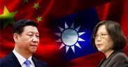Chinese President Xi Jinping and Taiwan's President Tsai Ing-wen (Photo: VOA)