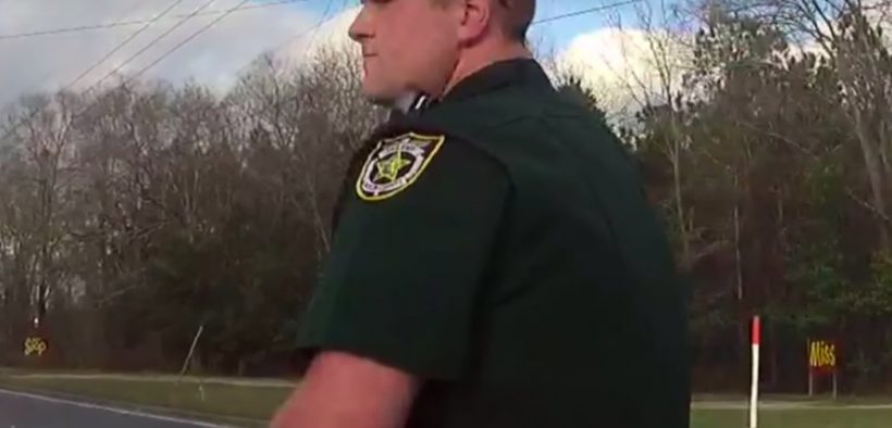 Zach Wester during a traffic stop with Teresa Odom. (Photo: YouTube)