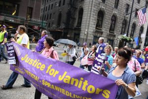 Justice for Janitors Anniversary Rally