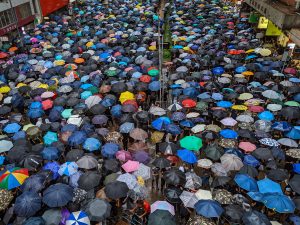 Hong Kong protests against extradition bill. Date: August, 18, 2019.