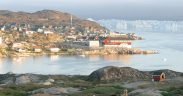 Ilulissat, the municipal seat and largest town of the Avannaata municipality in western Greenland. Located 250 miles north of the Arctic circle. (Photo: By Pcb21, CC BY-SA 3.0)
