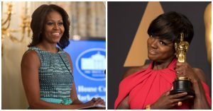 Michelle Obama and Viola Davis