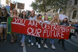 Climate Strike protests, central London. 20th September 2019.