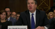 Brett Kavanaugh during his hearing over Christine Blasey Ford's sexual assault allegations. (Photo: YouTube)