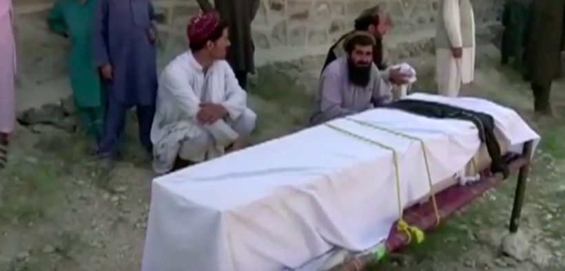 30 pine nut workers were killed in a drone strike in Afghanistan as they rested at a bonfire. (Photo: YouTube)