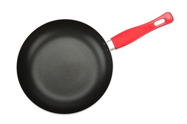 A Teflon frying pan, one of the first products PFAS were used in to ensure food would not stick when cooked. Credit:ThamKC