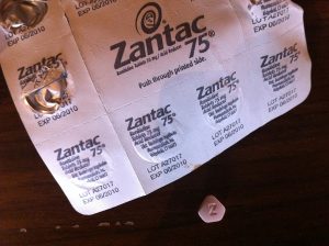 Zantac Pill and Pill Pack