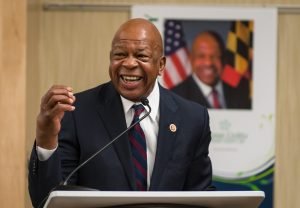 Rep. Elijah Cummings speaking at the Howard County Library Choose Civility Symposium in 2013.