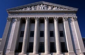 The east facade of the Supreme Court of the United States