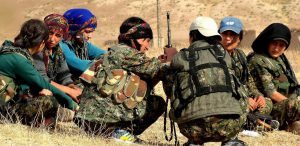 Kurdish YPG Fighters