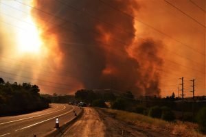 The Carr Fire is a 2018 California wildfire that burned in Shasta and Trinity counties. Date: July 26, 2018. (Photo: Eric Coulter, BLM)