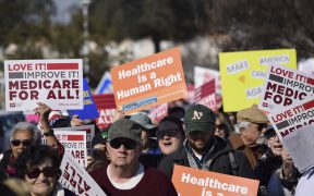 Medicare For All protest January 27, 2017.