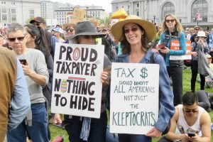 Tax March in San Francisco on April 15, 2017.