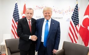 President Donald J. Trump participates in a bilateral meeting with President of the Republic of Turkey Recep Tayyip Erdogan at the G20 Japan Summit Saturday, June 29, 2019, in Osaka, Japan. (Official White House Photo by Shealah Craighead)