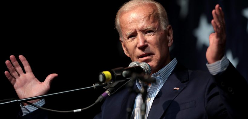 Former Vice President of the United States Joe Biden speaking with attendees at the 2019 Iowa Democratic Wing Ding at Surf Ballroom in Clear Lake, Iowa.