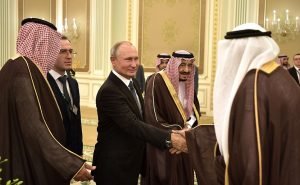 Riyadh hosted talks between the President of Russia and King Salman bin Abdulaziz Al Saud of Saudi Arabia