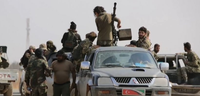Turkish forces in a patrol in northern Syria. (Photo: YouTube)