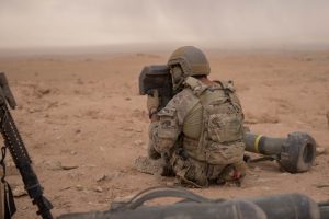 Special Forces (United States Army) soldier using the Javelin CLU to spot ISIL targets in Syria Date: October 11, 2018.