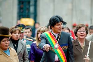 Evo Morales in 2008