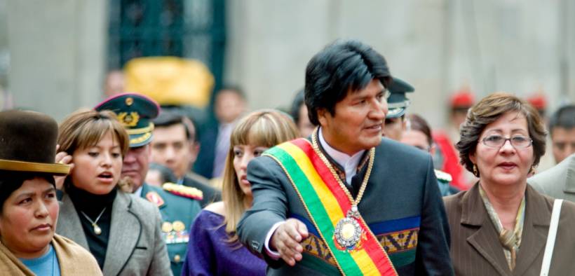 Evo Morales in 2008