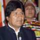 Bolivian president Evo Morales who is now in exile in Mexico.