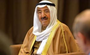 Emir of Kuwait Sabah Al-Ahmad Al-Jaber Al-Sabah.