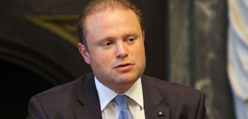 Dr Joseph Muscat, Prime Minister of Malta at a Royal Commonwealth Society event in London, 21 July 2014.