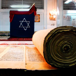 The Old Testament and the Adytum. Mullah Jacub's Synagogue, Isfahan, Iran.