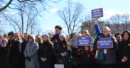 A crowd gathered on the Capitol grounds to voice their opposition to the American Health Care Act in March 2017. (Photo: Congresswoman Marcy Kaptur)