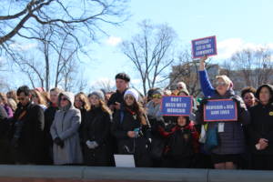 A crowd gathered on the Capitol grounds to voice their opposition to the American Health Care Act in March 2017. (Photo: Congresswoman Marcy Kaptur)