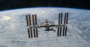 The International Space Station as seen from the U.S. space shuttle Discovery in 2011. (Photo: NASA)