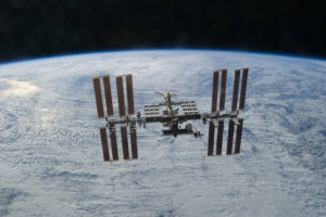 The International Space Station as seen from the U.S. space shuttle Discovery in 2011. (Photo: NASA)