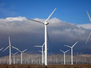 A wind farm in Southern California between the San Jacinto and San Bernardino mountains. (Photo: Erik Wilde)