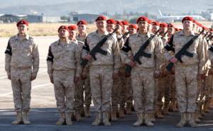 Russian President Vladimir Putin visits Russian soldiers at the Khmeimim Air Base in Syria in 2017. (Photo: Kremlin.ru)