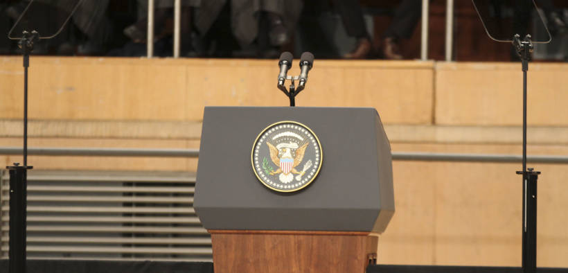 empty podium