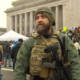A gun rights advocate at Virginia's gun rights rally on Monday January 20, 2020.