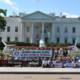 Protest against Keystone XL Pipeline in August 2011. (Photo: chesapeakeclimate)